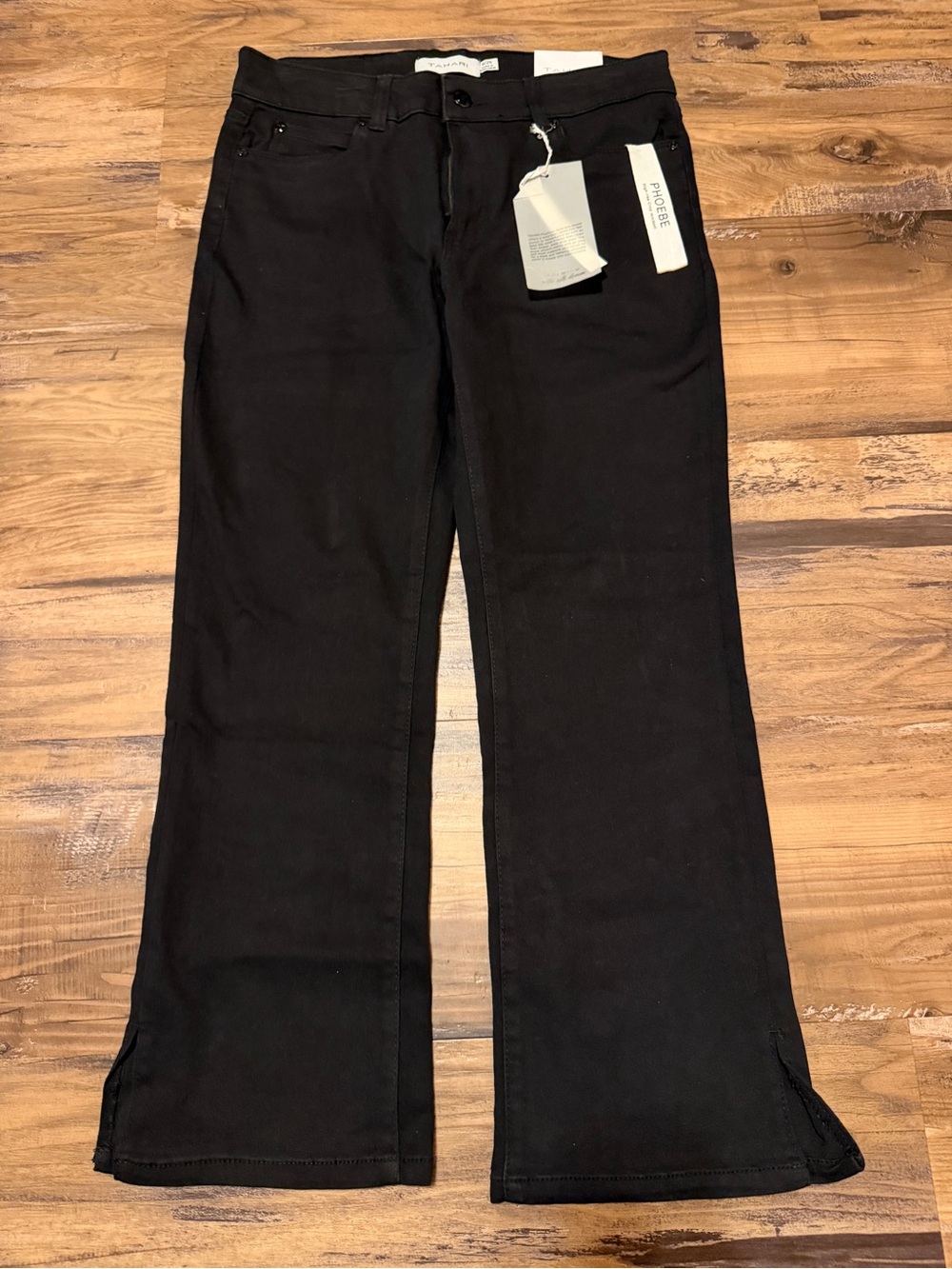 Tahari Paige Black Women's Bootcut Jeans